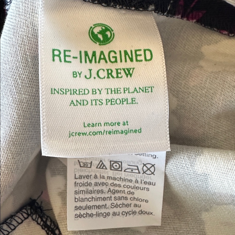 NWT J. Crew l Hayden Kickout Crop in Scattered Peony Print, 12 - Picture 10 of 11
